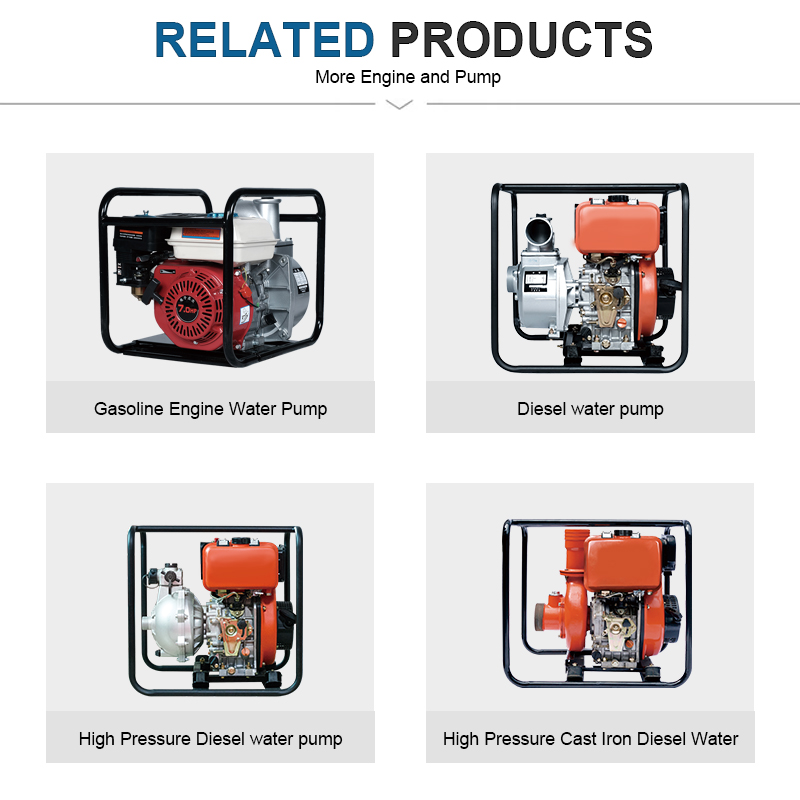 Giá tốt nhất Máy bơm nước Diesel cao áp 3 inch Máy bơm tưới tiêu nông nghiệp